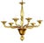 2020s Contemporary Linear "Rigadin"amber Murano Glass Chandelier For Sale - Image 5 of 5