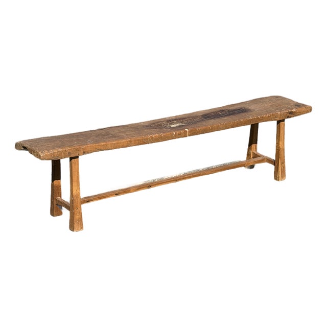 Antique Long Primitive Bench For Sale