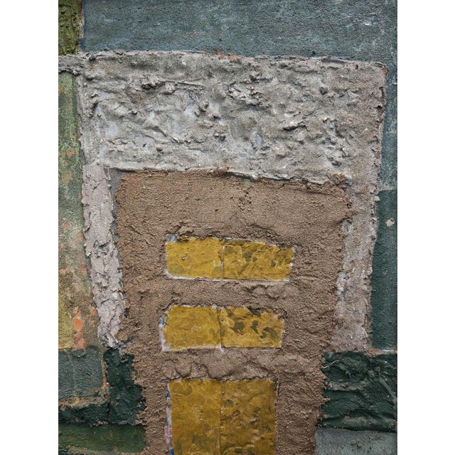 Former Yugoslav Artist, Abstract Informalist Composition, Oil Mortar and Hardboard, 1970s For Sale - Image 3 of 9