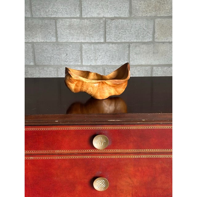 Great free form wood bowl from Sweden, circa 1950s. Nice organic shape, would work well in many interiors. Likely made...