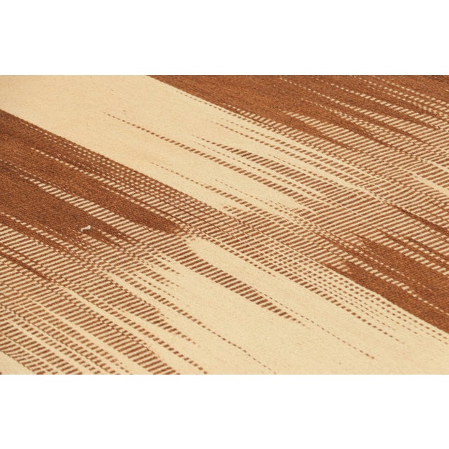 Handwoven in wool, this 12x16 oversized Kilim is from an inventive new contemporary flat weave collection by Rug & Kilim....