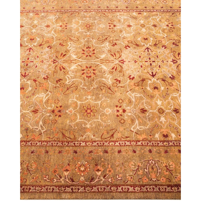 Solo Rugs Mogul, One-of-a-Kind Hand-Knotted Area Rug - Yellow, 4' 2" x 6' 3" For Sale - Image 4 of 8