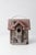 This is a vintage birdhouse by artist Brian Marshall circa 1990s. The rustic wooden house features a red roof top, sweet...