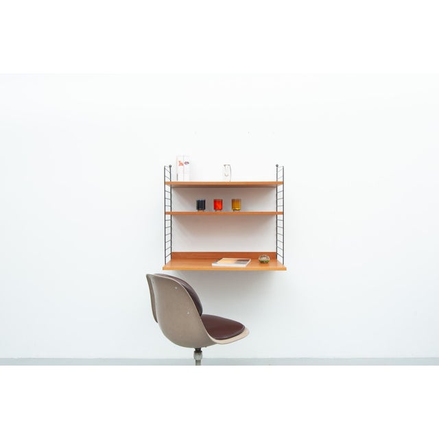 String Wall Desk Shelf by Kajsa & Nisse Strinning, 1950s For Sale - Image 4 of 7