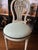 Vintage Louis XVI Montgolfier Painted Chair For Sale - Image 4 of 8