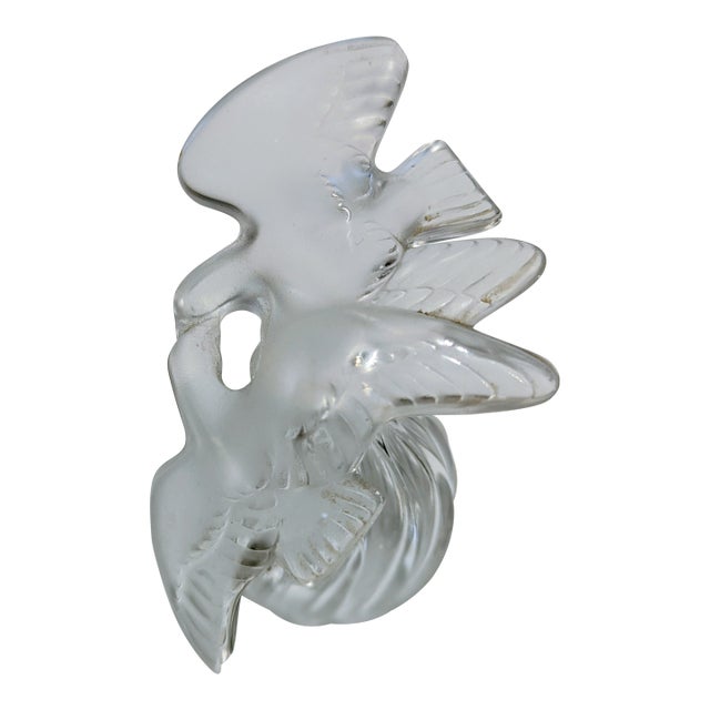 Kissing Dove Lalique Perfume Bottle For Sale