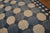 1930s Blue White Octagonal Antique Indian Cotton Dhurrie Rug 12'3" X 19' Flat Weave Cotton Carpet For Sale - Image 11 of 17