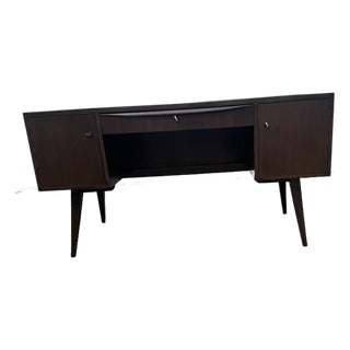 Rare Mid Century Modern Franz Ehrlich Teak Executive Desk For Sale