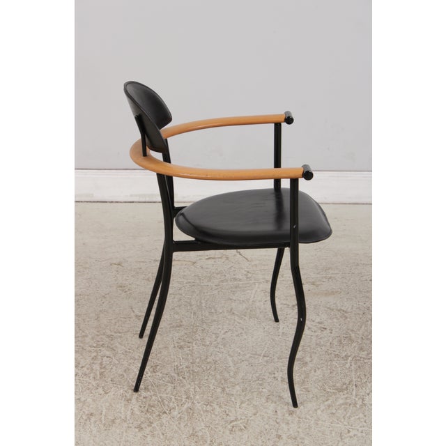 Arrbem Set of 4 Stiletto Arm Dining Chairs For Sale In Philadelphia - Image 6 of 17