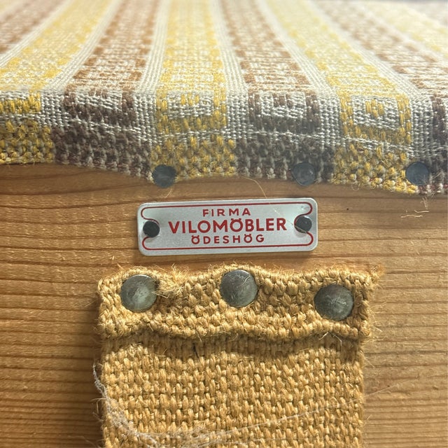 Firma Vilomöbler, Lounge Chair, Fabric, Sweden, 1940s For Sale - Image 9 of 9