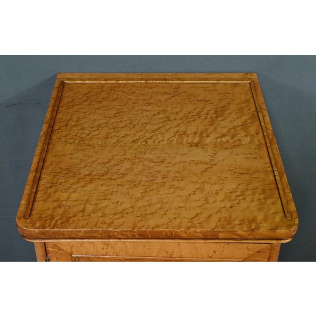 Mini Bar in Speckled Maple Burl, Late 19th Century For Sale - Image 5 of 18