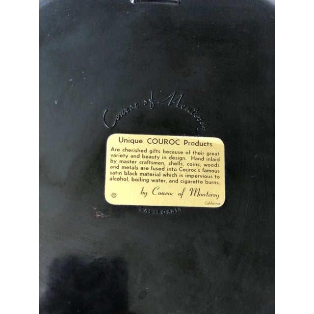 1950s Couroc of Monterey Under the Sea Inlaid Bar Tray For Sale In Houston - Image 6 of 7