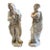 Pair of Cross Sword Hallmark Kalk Porcelain German Figurine Man & Woman For Sale