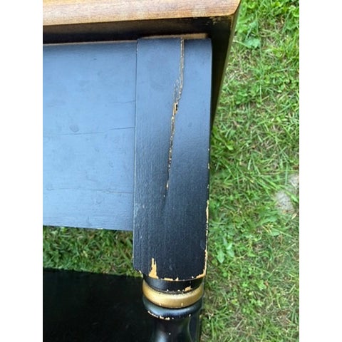 Metal Late 20th Century L. Hitchcock Side Table For Sale - Image 7 of 7