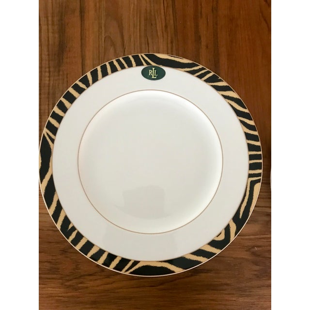 Lauren by Ralph Lauren Home Safari Zebra Dinnerware Set 12 Dinner/12 Salad Plates Chairish