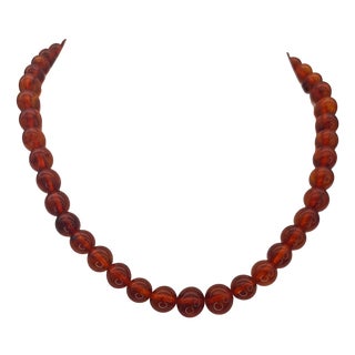 Vintage Baltic Amber Necklace For Sale