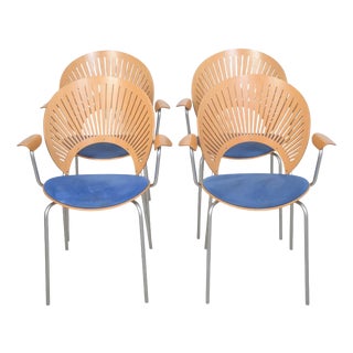 Trinity Armchairs by Nanna Ditzel, 2000s, Set of 4 For Sale