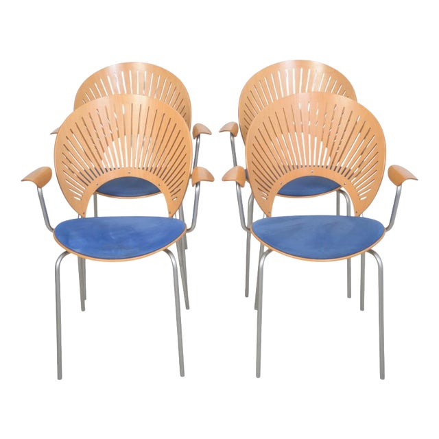 Trinity Armchairs by Nanna Ditzel, 2000s, Set of 4 For Sale