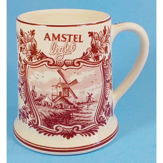 Add a charming piece of Dutch tradition to your collection with this Vintage Amstel Light “T Delftsche Huys” Delft house,...