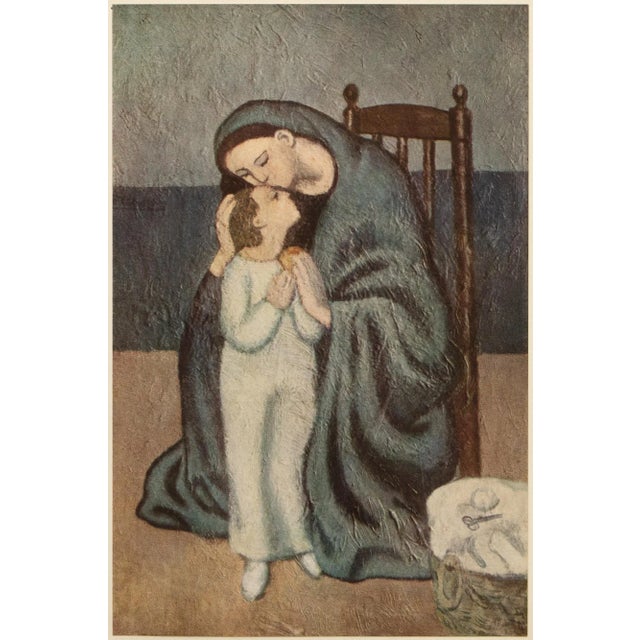 1948 After Pablo Picasso "Maternity", First Edition Period Parisian Lithograph, C. O. A. For Sale - Image 10 of 10
