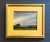 Oil painting of a landscape on canvas board with poppy fields in the distance by Satori Gregorakis. Signed in the lower...