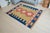 Woven in the Aegean region of Anatolia during the 1980s, this vintage Oushak flatweave kilim exemplifies the timeless...