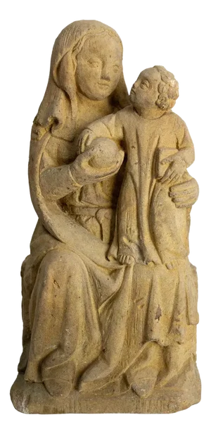 French Statuette of Virgin and Child, Early 20th Century