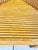 Brown Vintage Split Reed Rattan Square Coffee Table For Sale - Image 8 of 9