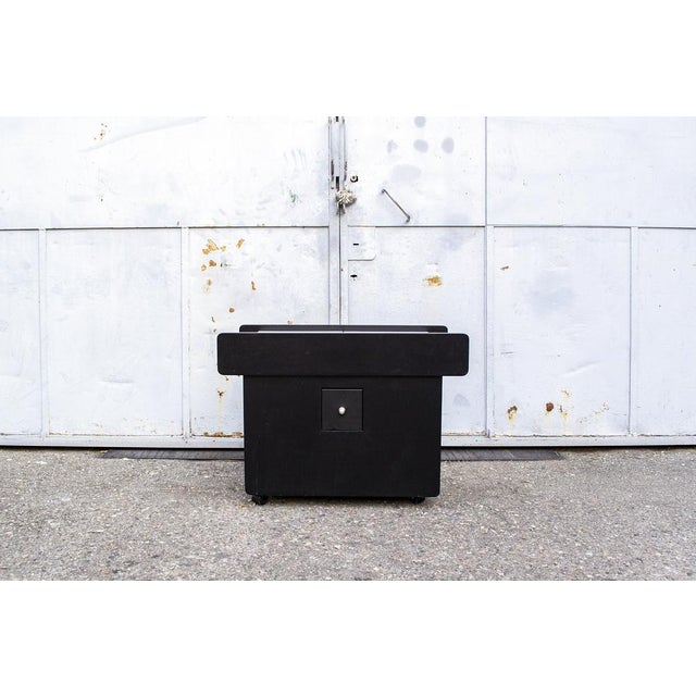 Lacquered Wooden Bar Trolley, 1980s For Sale - Image 10 of 10