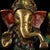 Turquoise Brass Inlaid Ganesha Statue With Coral and Turquoise For Sale - Image 8 of 8