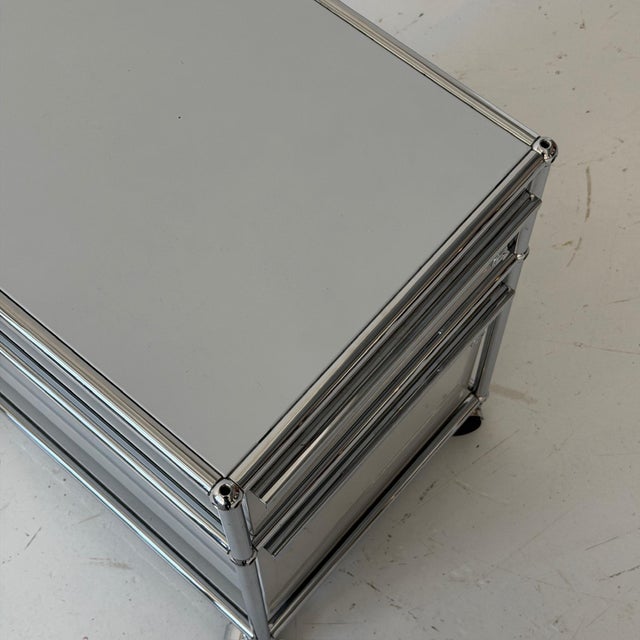 1980s 1980s Pair of Nightstands by Fritz Haller for Usm Haller, Attributed For Sale - Image 5 of 7