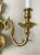 Early 20th Century Vintage Dutch Colonial Brass Two Arm Sconce For Sale - Image 5 of 6