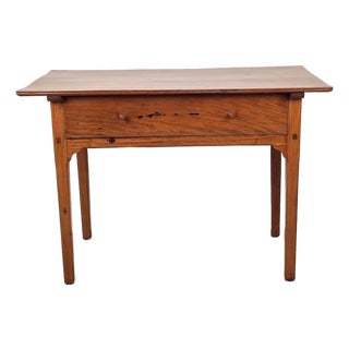 American Fruitwood One-Drawer Tavern Table, Circa 1810 For Sale