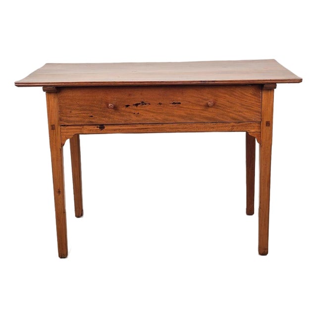 American Fruitwood One-Drawer Tavern Table, Circa 1810 For Sale