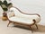 Early 20th Century Vintage Antique Settee With Marble Side Table For Sale - Image 5 of 12