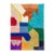 Bold Color-Block Hand-Knotted Wool Rug | 13'9" X 9'11" | One of a Kind For Sale