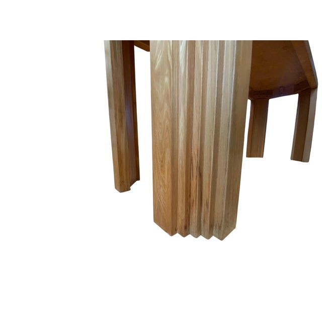 Vintage Console Entrance Table - Thomasville Geometric Lines 1975 For Sale - Image 6 of 8