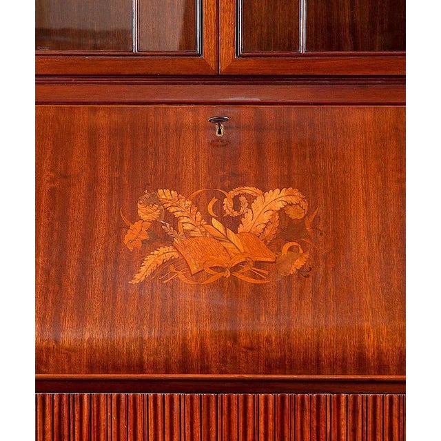 Mid-Century Modern Mid-Century Trumeau Bookcase or Cabinet by Paolo Buffa, 1940 For Sale - Image 3 of 18