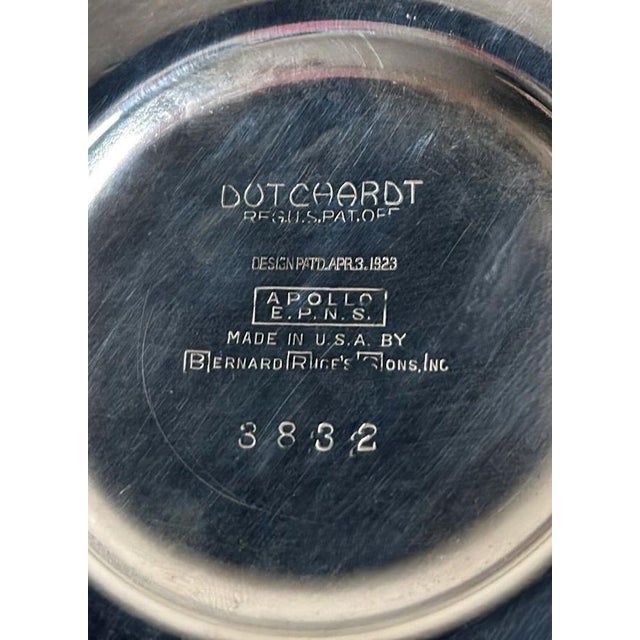 Art Deco Pair American Silver Plate “Dutchardt” Candlesticks by Bernard Rice For Sale - Image 16 of 18