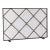 Warm Black Celeste Fireplace Screen Iron For Sale