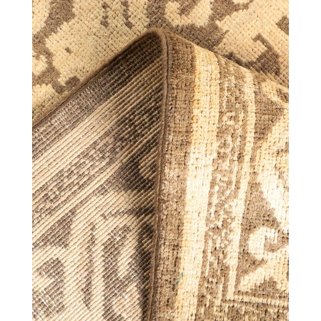 Eclectic, One-of-a-Kind Handmade Area Rug - Ivory, 7' 10" x 9' 8" For Sale In New York - Image 6 of 8