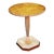 1960s Gilded Hollywood Regency Style Round Italian Eglomise Pedestal Table For Sale