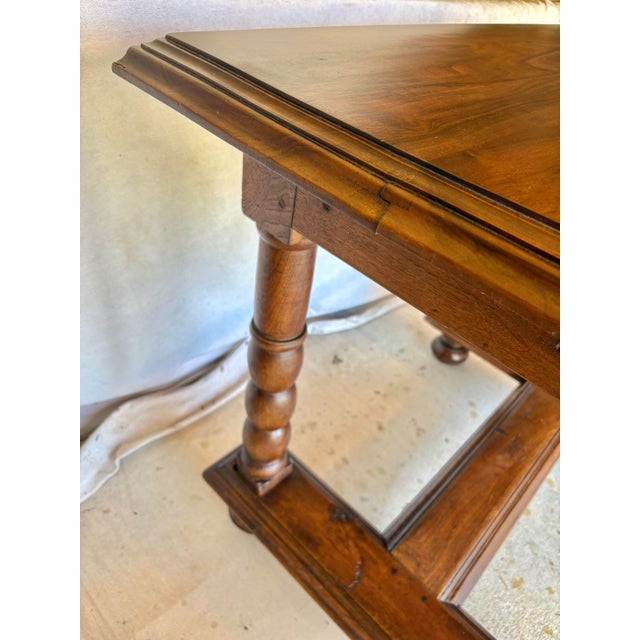 19th Century French Walnut Side Table For Sale - Image 10 of 13