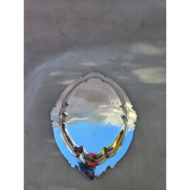 1920s Silver Serving Dish With Lid For Sale - Image 9 of 17