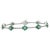 Real Diamond and Emerald 12.87 CTS Flower Bracelet by VRJewels For Sale - Image 4 of 14