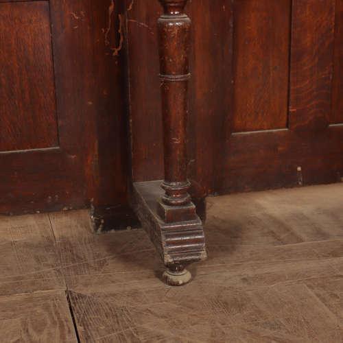 Scottish Architectural Oak Console For Sale - Image 11 of 13
