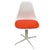 Mid-Century Modern Set of 6 1960s Mid-Century Tulip Side Chair Model 103 by Maurice Burke for Arkana With Red Seat For Sale - Image 3 of 9