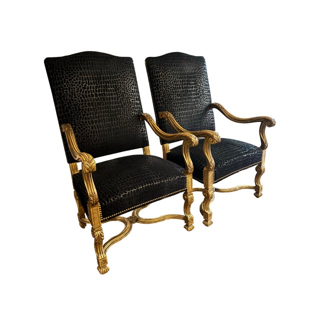 These stunning chairs have been with me for 15+ years and I'm sad to be getting rid of them but I'm remodeling my house...