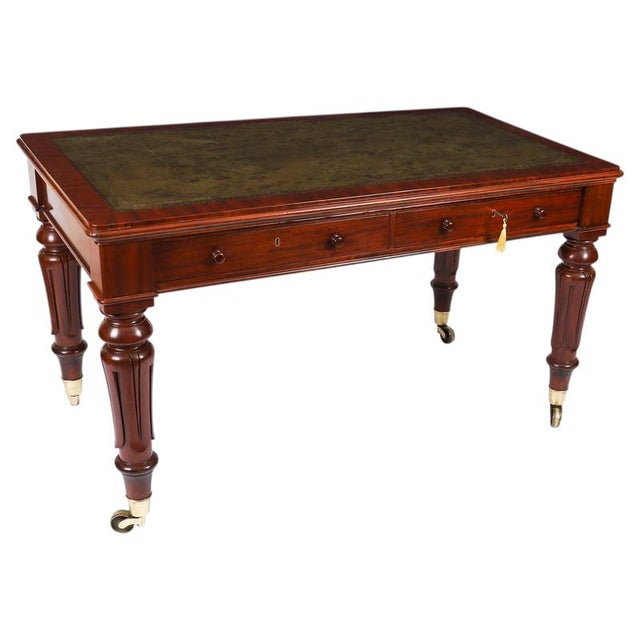Antique 19th Century William IV Writing Desk, 1835 For Sale - Image 15 of 15