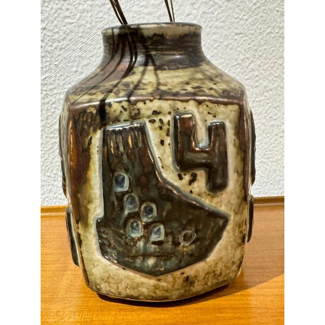Vintage Vase by Jørgen Mogensen for Royal Copenhagen, 1960s For Sale - Image 6 of 8